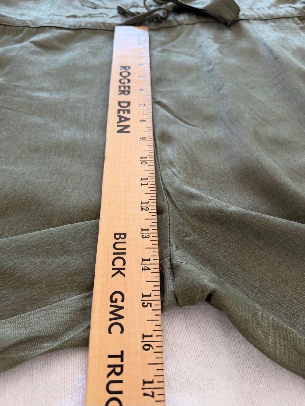 Lularoe Juliet XL Olive Green Cropped Jumpsuit Overalls Boho Casual NWOT - Picture 12 of 14